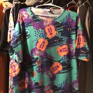 Lularoe Disney Mickey Mouse Irma size m, euc
